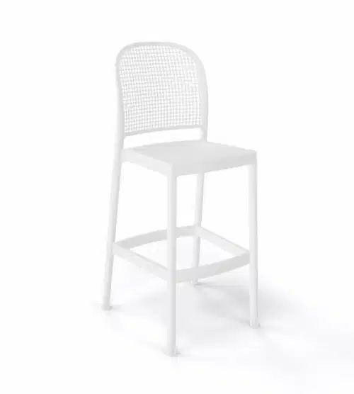 Barhocker Panama Weiß