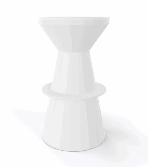 Barhocker Roller 75 Weiß – Bild 1