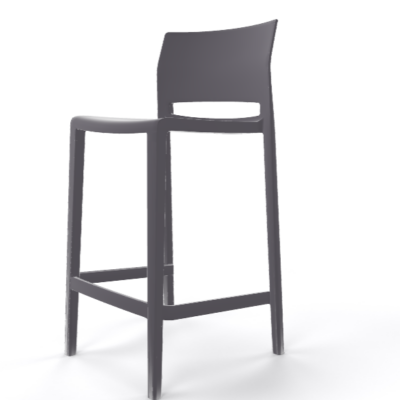 Barhocker Bakhita 66 Grau