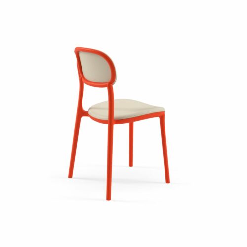 Stuhl Duo – Orange/Beige – Bild 3