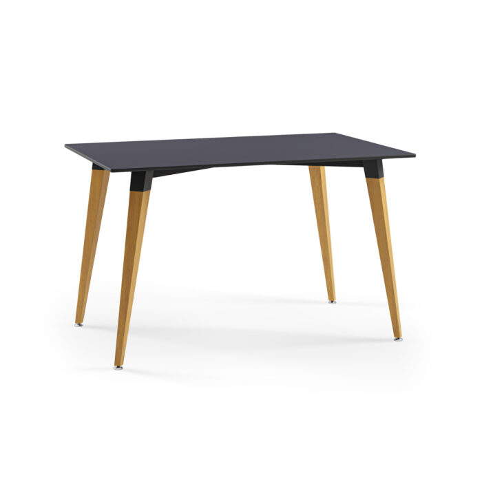 Rechteckiger Tisch Holz Lamax Y Anthrazit