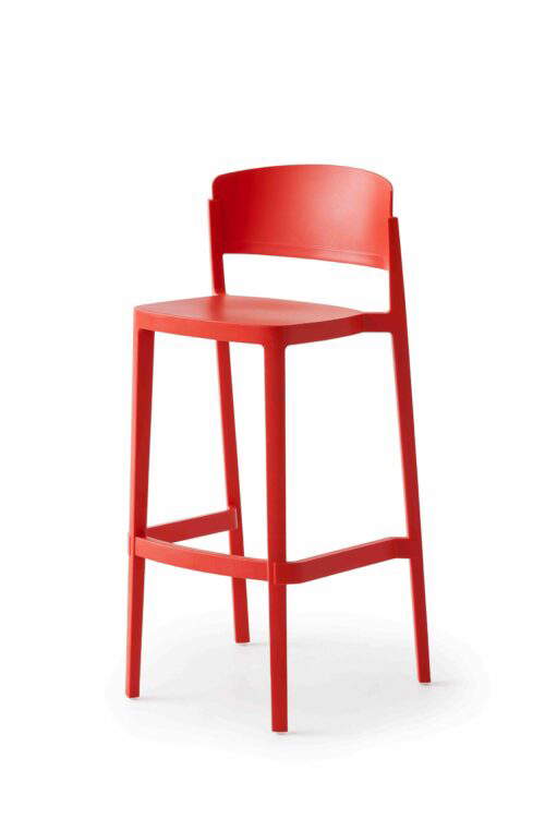 Barhocker Abuela 67 Rot – Bild 2