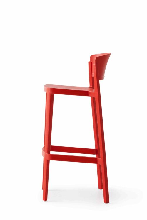 Barhocker Abuela 77 Rot – Bild 3