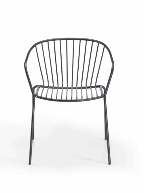 Stuhl Amitha Schwarz mit Armlehne Stuhl Amitha Schwarz mit Armlehne – Bild 1