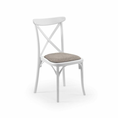 Stuhl Capri Pad – Milchweiß