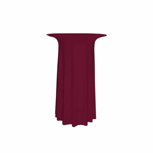 stehtischhusse 60 - 80 cm bordeaux
