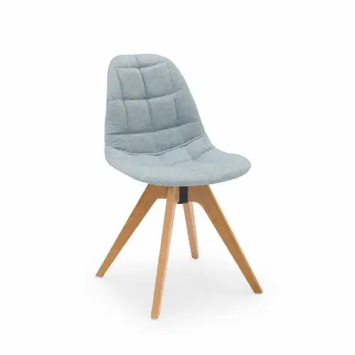 Stuhl EOS-Y Pad – Eisblau