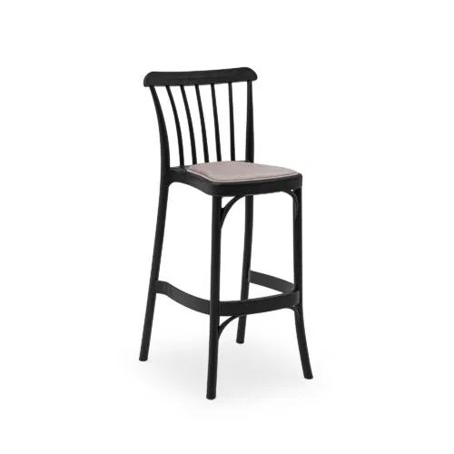 Barhocker GOZO Pad Schwarz 75 CM Barhocker GOZO Pad Schwarz 75 CM