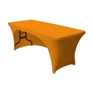 konferenz tischhusse orange