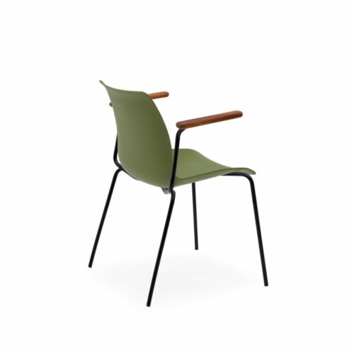 Stuhl Laser-T Khaki mit Armlehne – Bild 2