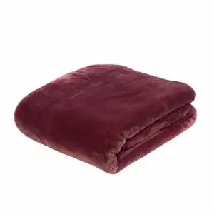 Mikroflauschdecke Premium-Cashmerefeeling Beere