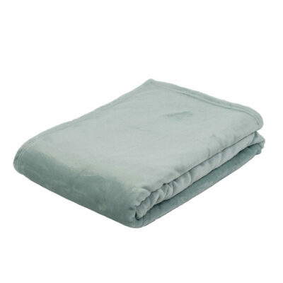 Mikroflauschdecke Memphis-Premium Aqua