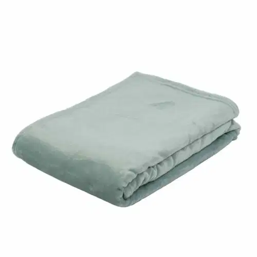 Mikroflauschdecke Memphis-Premium Aqua