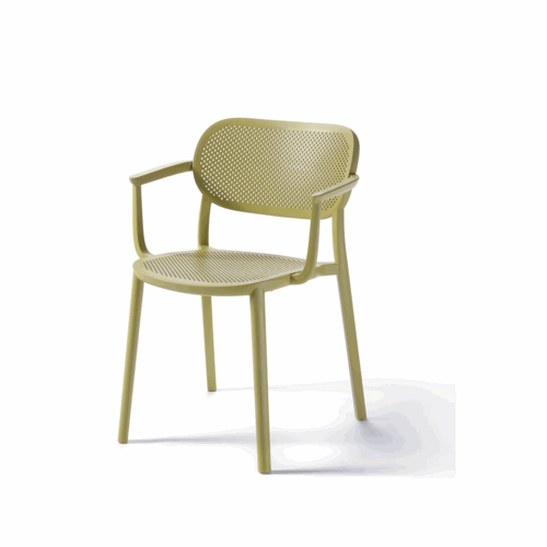 Stuhl Nuta Lime mit Armlehne – Bild 3