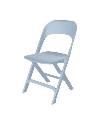 Klappstuhl Flap Blassblau – Bild 1