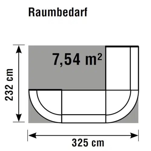 Empfangstheke Bari L Anthrazit – Bild 4