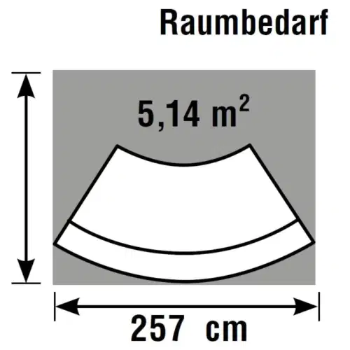 Empfangstheke Bari B1 Anthrazit – Bild 3