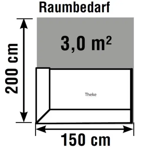 Empfangstheke Bari S1 Weiß – Bild 3