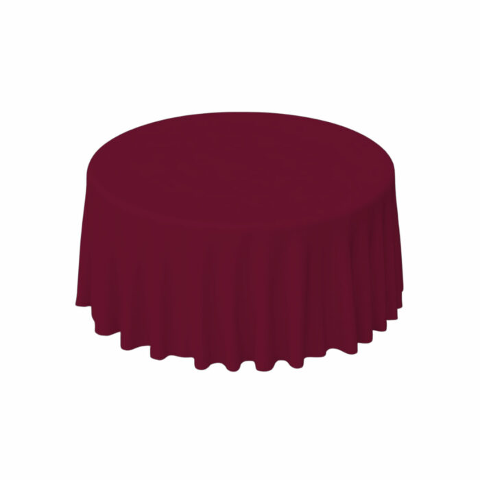Runde Tischdecke Bordeaux