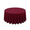 Runde Tischdecke Bordeaux