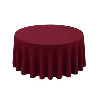 Runde Tischdecke Bordeaux