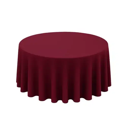 Runde Tischdecke Bordeaux