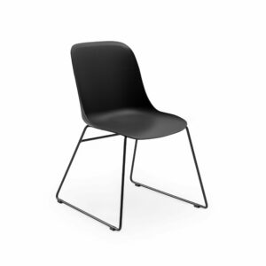 Stuhl Shell-U – Schwarz