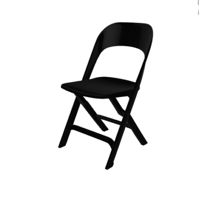 Klappstuhl Flap Schwarz