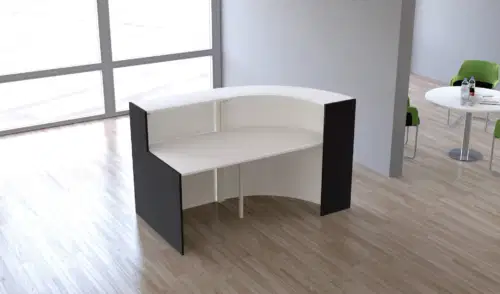 Empfangstheke Bari S2 Weiß – Bild 2