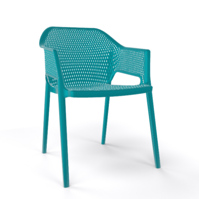 Stuhl Minush Azurblau