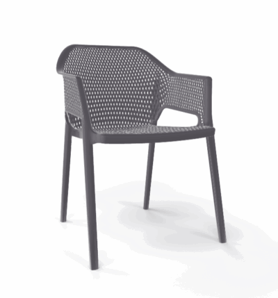 Stuhl Minush Grau