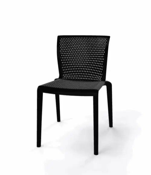 Stuhl Spyker Schwarz – Bild 1