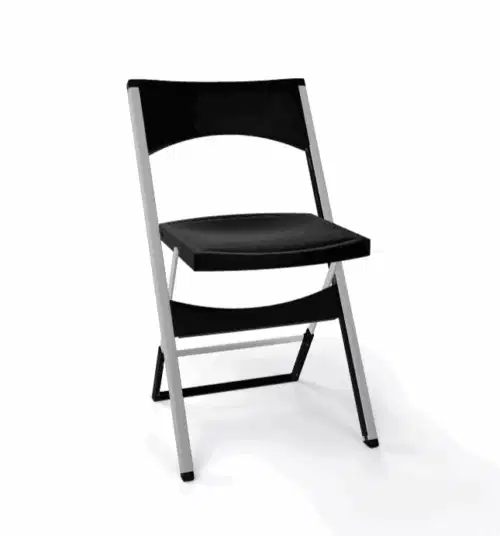 Klappstuhl Compact Schwarz