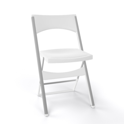 Klappstuhl Compact Weiß
