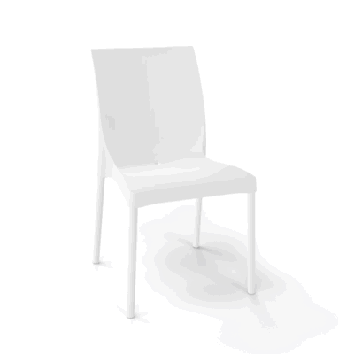 Stuhl Iris Weiß
