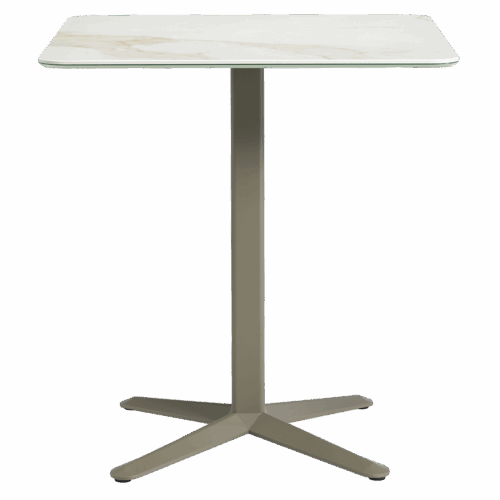 Quadratischer Tisch Arket Porcelain Calacatta Gold – Höhe: 74 cm (2 Größen) – Bild 2