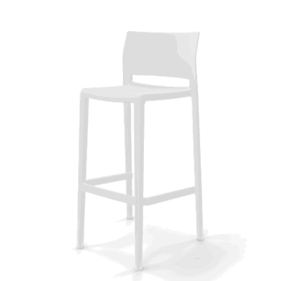 Barhocker Bakhita 76 Weiß