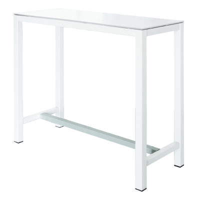 Stehtisch Banket Compactop-Platte Weiß / Weiß