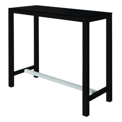 Stehtisch Banket Laminierte Platte Schwarz / Schwarz