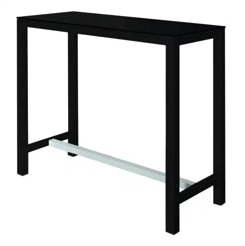 Stehtisch Banket Laminierte Platte Schwarz / Schwarz