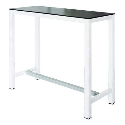 Stehtisch Banket Compactop-Platte Schwarz / Weiß