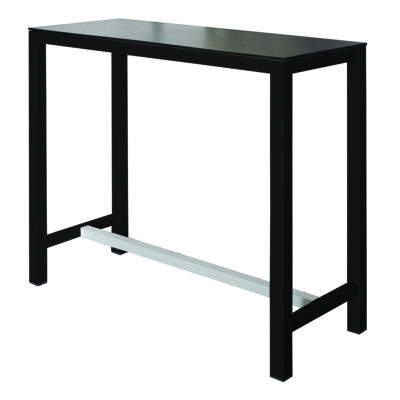 Stehtisch Banket Compactop-Platte Schwarz / Schwarz