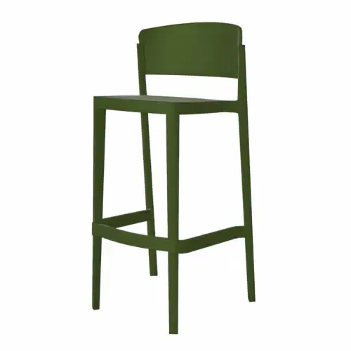 Barhocker Abuela 77 Olive Grün