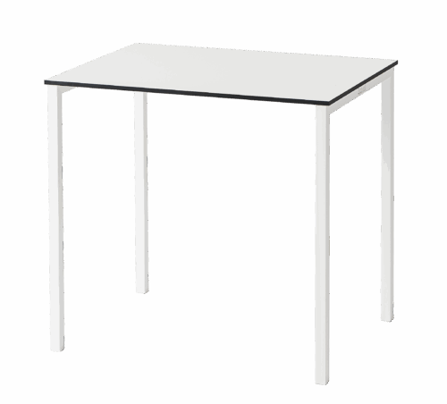 Tisch Claro Slim Weiß Höhe: 75 cm