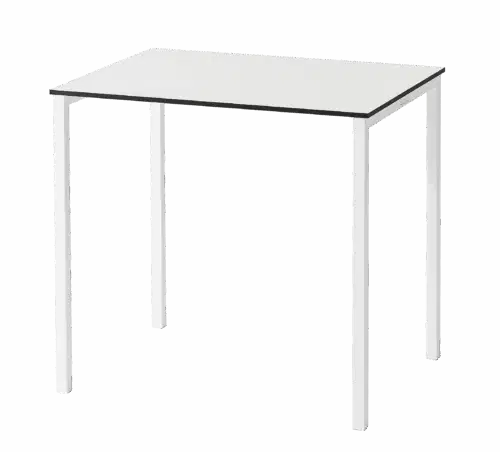 Tisch Claro Slim Weiß Höhe: 75 cm