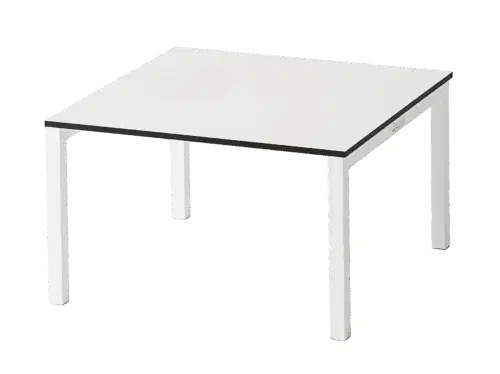Tisch Claro Slim Weiß Höhe: 35 cm (3 Größen) – Bild 1