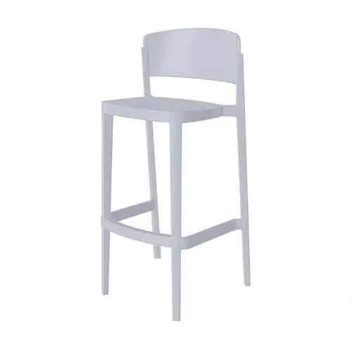 Barhocker Abuela 67 Perlgrau