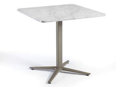 Quadratischer Tisch Hug Marmor Bianco Carrara