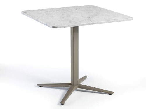 Quadratischer Tisch Hug Marmor Bianco Carrara