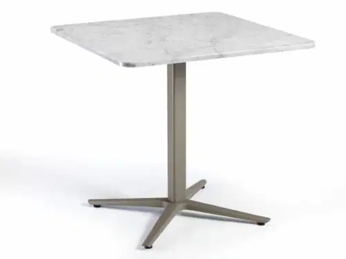 Quadratischer Tisch Hug Marmor Bianco Carrara